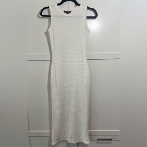 White Midi Dress See You Monday